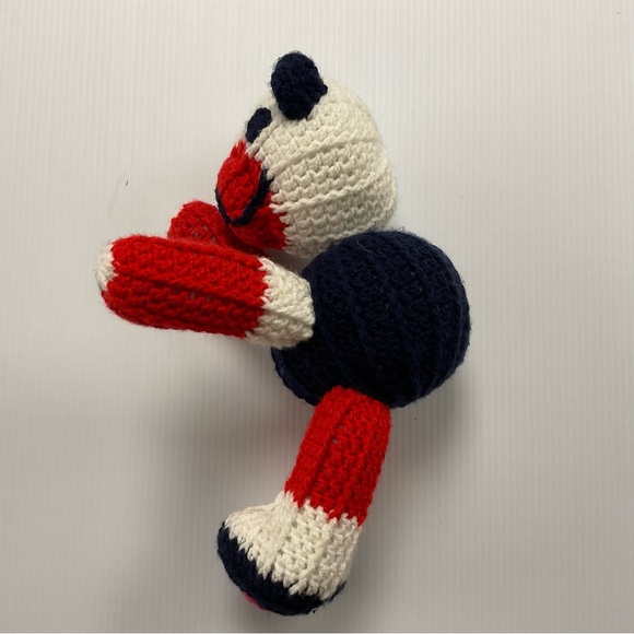 Handmade Crochet Stuffed Teddy Bear - Picture 5 of 6